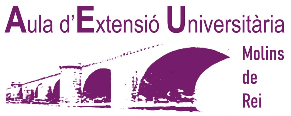 Logotipo de aula extensio universitaria, Molins de Rei